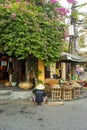 Local Vietnamese women street vendor in Hoi An Vietnam Royalty Free Stock Photo