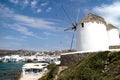 Local windmill in Mykonos (Greece) Royalty Free Stock Photo