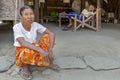 Local woman in Bagan Myanmar Royalty Free Stock Photo