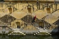 Local Women crossing step wells