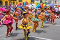 Local women dancing during Festival of the Virgin de la Candelaria in Lima, Peru.