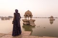 Local Women in Gadisar Lake.