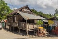 Local wooden house in Lapu Lapu City in Cebu, Philippin