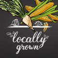 Locally Grown Vegetables Banner