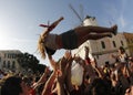 Locals enjoying Saint john celebrations in ciutadella