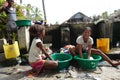 Locals from a Fishing village in Madagascar