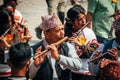 Locals gathering and celebrating Biska Jatra (Bisket Jatra) festival