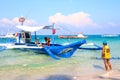 Locals getting ready for a busy day of diving