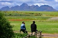 Mountain View, Cape Winelands, nr Stellenbosch, South Africa Royalty Free Stock Photo