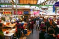 Locals and tourists at Noryangjin Fisheries Wholesale Market