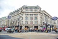 Tourists spending their time in Oxford street, a very famous shopping street in London