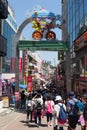 Locals and tourists walking at Tokyo's Harajuku's Takeshita street