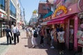 Locals and tourists walking at Tokyo's Harajuku's Takeshita street