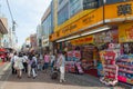 Locals and tourists walking at Tokyo's Harajuku's Takeshita street