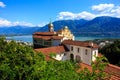 Beautiful View of Madonna del Sasso, Locarno, Switzerland