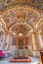 The splendid medieval altar of Santa Maria Assunta Church, on March 28 in Locarno, Switzerland