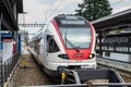 Passenger train in Locarno, Switzerland