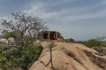 Mamallapuram, with its striking bas-reliefs and stone temples, is an open-air museum. India Royalty Free Stock Photo