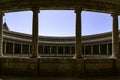 On top of the hill `Assabica` in Granada is a majestic palace that once belonged to Charles V. In Granada this palace is called `P Royalty Free Stock Photo