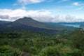 Beautiful Mountains surrounding Bali Twin Lakes Royalty Free Stock Photo