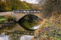 Furnace Bridge reflected in River Blyth