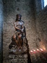 Interior of the Basilica of the Holy Blood. Bruges, Belgium. Royalty Free Stock Photo