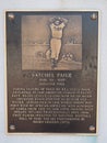 Satchel Paige - Heritage Park - Progressive Field - Cleveland - Ohio - USA Royalty Free Stock Photo