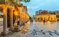 Located in the center of Macao city, old vallage Vila Da Taipa is a sample of Portuguese architecture. Illuminated entrance group