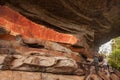 The ParkÃ¢â¬â¢s Ranger of Kakadu National Park in Australia explaining about the rock painting in Ubirr.
