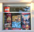 Window shopper of the famous brand of construction toys, Lego.