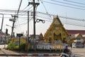 Entrance to the Golden Temple, Wat Sri Panton, in Nan town, Thailand