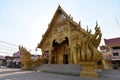 Side view of the Golden Temple, Wat Sri Panton, in Nan, Thailand