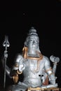 Night view of Lord Shiva statue - Murudeshwar Temple - Gopura - India religious trip - Hindu religion