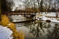 Rotary Park bridge crossing #2 Royalty Free Stock Photo