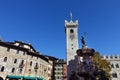 NeptuneÃ¢â¬â¢s Fountain, Piazza Duomo, Trento, Italy Royalty Free Stock Photo