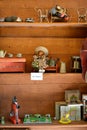 Haberdashery perfumery Cal Garriga in the old shops of Calaf, in the Anoia region, Barcelona province, Catalonia, Spain