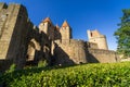 Enter in 2500 years of history at Carcassonne Royalty Free Stock Photo