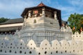 The octagonal pavilion named Paththirippuwa in Temple of the Sacred Tooth Relic a Buddhist temple in the city of Kandy, Sri Lanka. Royalty Free Stock Photo