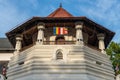 The octagonal pavilion named Paththirippuwa in Temple of the Sacred Tooth Relic a Buddhist temple in the city of Kandy, Sri Lanka. Royalty Free Stock Photo