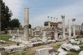 Ancient Greek Decoration ruin. Rock column Architecture. Ephesus, SelÃÂ§uk, Turkey.