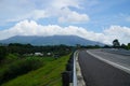 Magnificent freeway in Semarang, Central Java, Indonesia Royalty Free Stock Photo