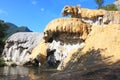 Petrified Fountain near RÃÂ©otier in the Hautes-Alpes, France Royalty Free Stock Photo