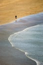 Beach walk composition at the Atlantic shore in Irland Royalty Free Stock Photo