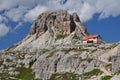 Locatelli chalet, Dolomites Mountains