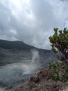 Tangkuban Perahu mountain crater Royalty Free Stock Photo