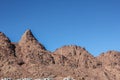 Mount Sinai is the mountain at which the Ten Commandments were given to Moses by God