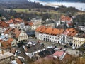 View on Kazimierz Dolny from Three Cross Hill Royalty Free Stock Photo