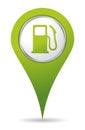 Location gas pump icon Royalty Free Stock Photo