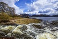 The beautiful view at Corpach near Fort William in the Highlands of Scotland