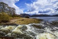 The beautiful view at Corpach near Fort William in the Highlands of Scotland